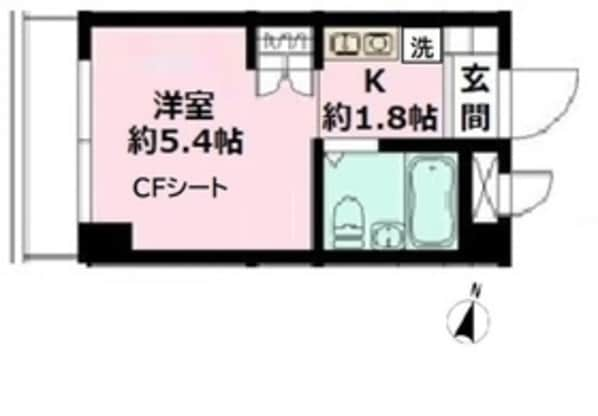 カレッジハイツ稲毛の物件間取画像